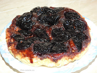 Tarta cu prune reteta la tigaie zepter retete desert dulce fresh prajitura intoarsa tarte cu fructe si pandispan,