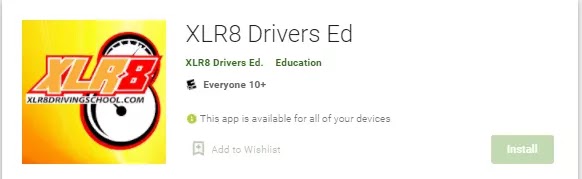 xlr8 app for drivers