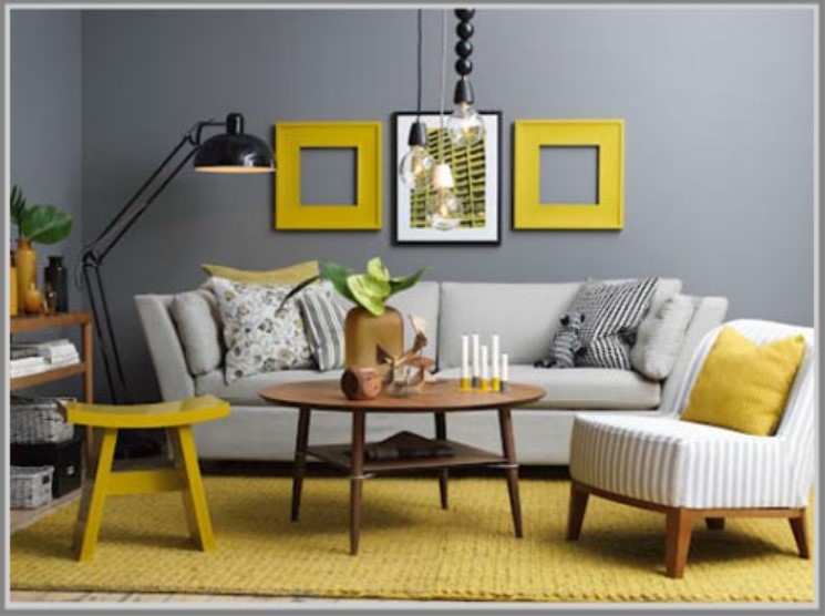 accent colors for gray living room