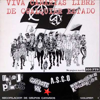 "VIVA CANARIAS LIBRE DE CUALQUIER ESTADO"...LP en vinilo, nos enteramos de su edición por casual..