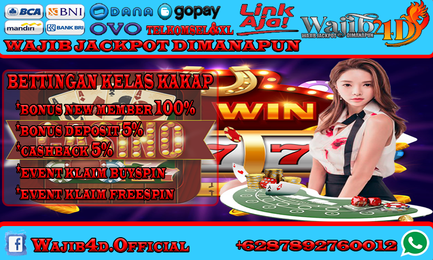 WAJIB4D TARUHAN SLOT JUDI ONLINE TANPA PENYESALAN SAAT MASA PANDEMI