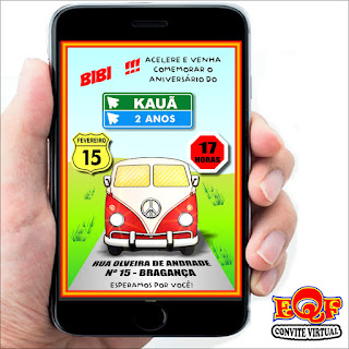 #convitevirtual, #kombi, #convitevirtualkombi, #convitekombi, #convitedigitalkombi, #conviteinfantil, #convitevirtualinfantil