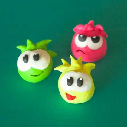 Club Penguin Polymer Clay Puffles Craft