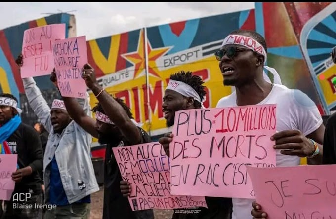 Nord Kivu : hommages aux victimes des bombardements du camp de déplacés de Mugunga, la société civile exprime sa colère 