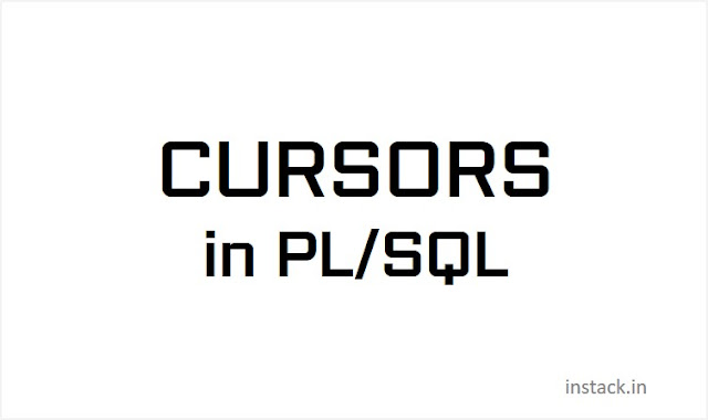 CURSORS in PL/SQL