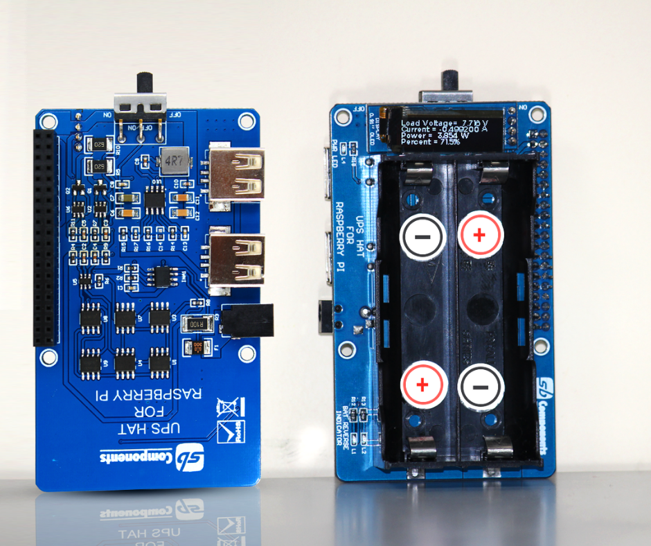 Uninterruptible Power Supply UPS HAT For Raspberry Pi