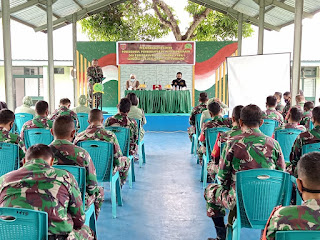 Bahas Bahaya Narkotika, Sat Narkoba Polres Enrekang Hadir di Kodim 1419/Enrekang