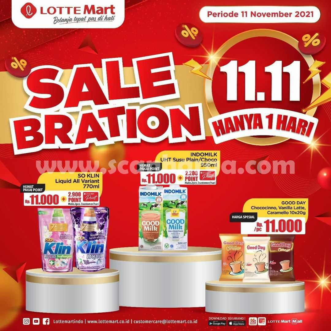 Promo LOTTEMART SALE BRATION 11.11 - Hanya 1 Hari