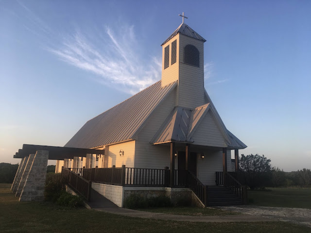 the chapel at Rough Creek Lodge, Glen Rose, Texas
