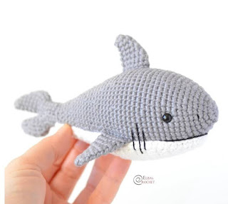 PATRON GRATIS TIBURON AMIGURUMI 48979 🦈