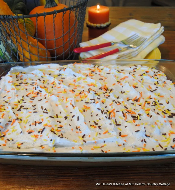 Pumpkin Poke Cake With Pumpkin Spice Frosting at Miz Helen's Country Cottage