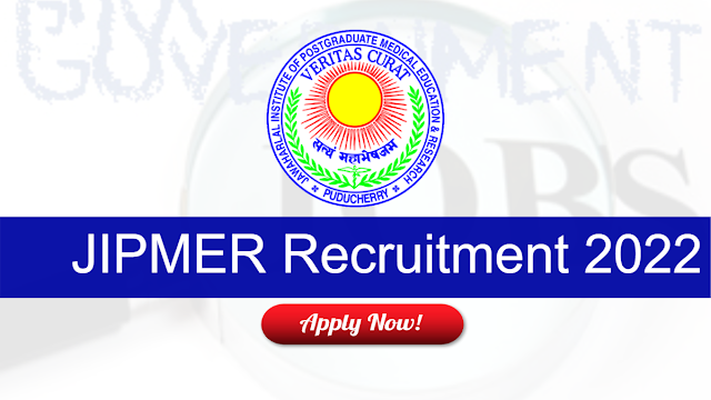 JIPMER Recruitment 2022 - Apply here for Senior Research Fellow Posts - 01 Vacancies - Last Date: 28.02.2022