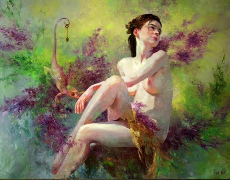 Yuri Klapoukh Nude Painting