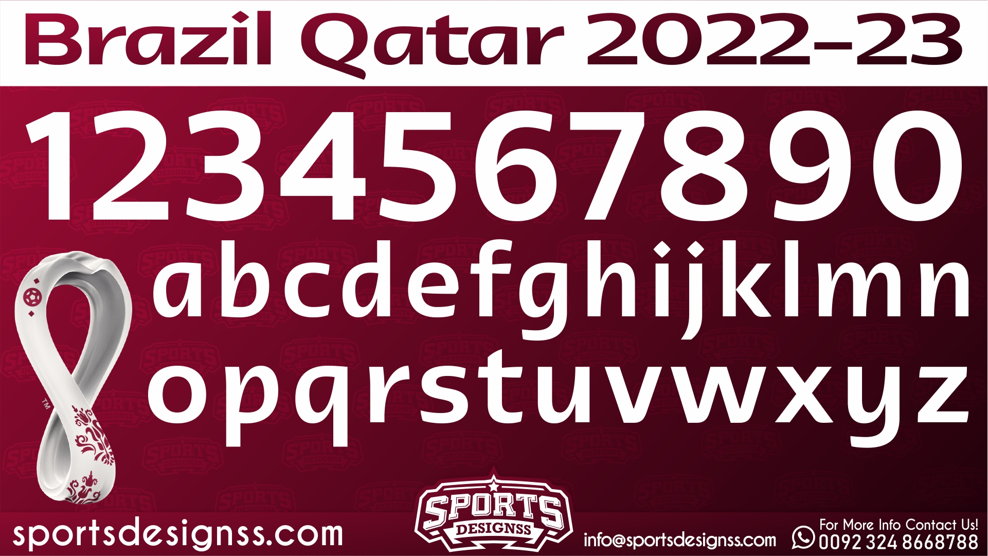 🔥QATAR WORLDCUP 2022-23 Font Free Download by Sports Designss_Free football Fonts 2023 🔥
