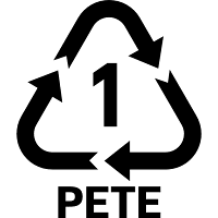 PETE atau PET (Polyethylene Terephthalate)
