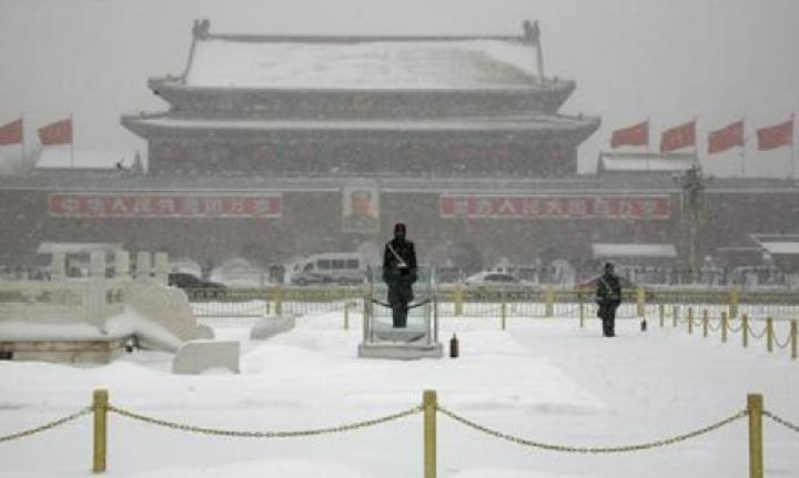 Ibu kota china Beijing dilanda suhu dingin untuk pertama kalinya