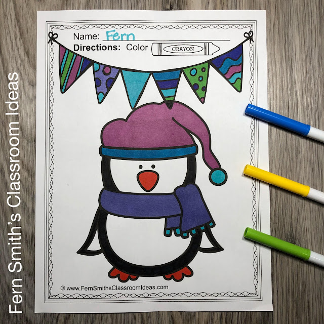 Click Here to Download These Penguin Coloring Pages and Crafts For Your Students Today!