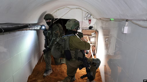 Hamas Tunnels Under UNRWA Gaza