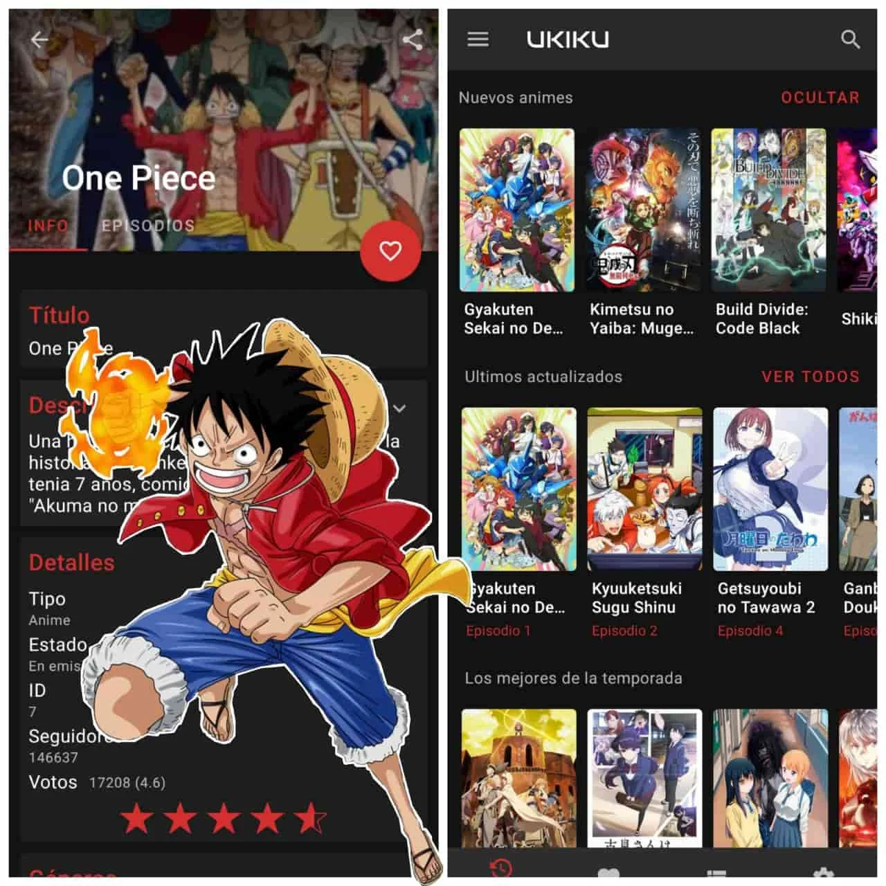 UKIKU 【LA MEJOR Aplicación De ANIMES 】Ver ANIMES Online Gratis