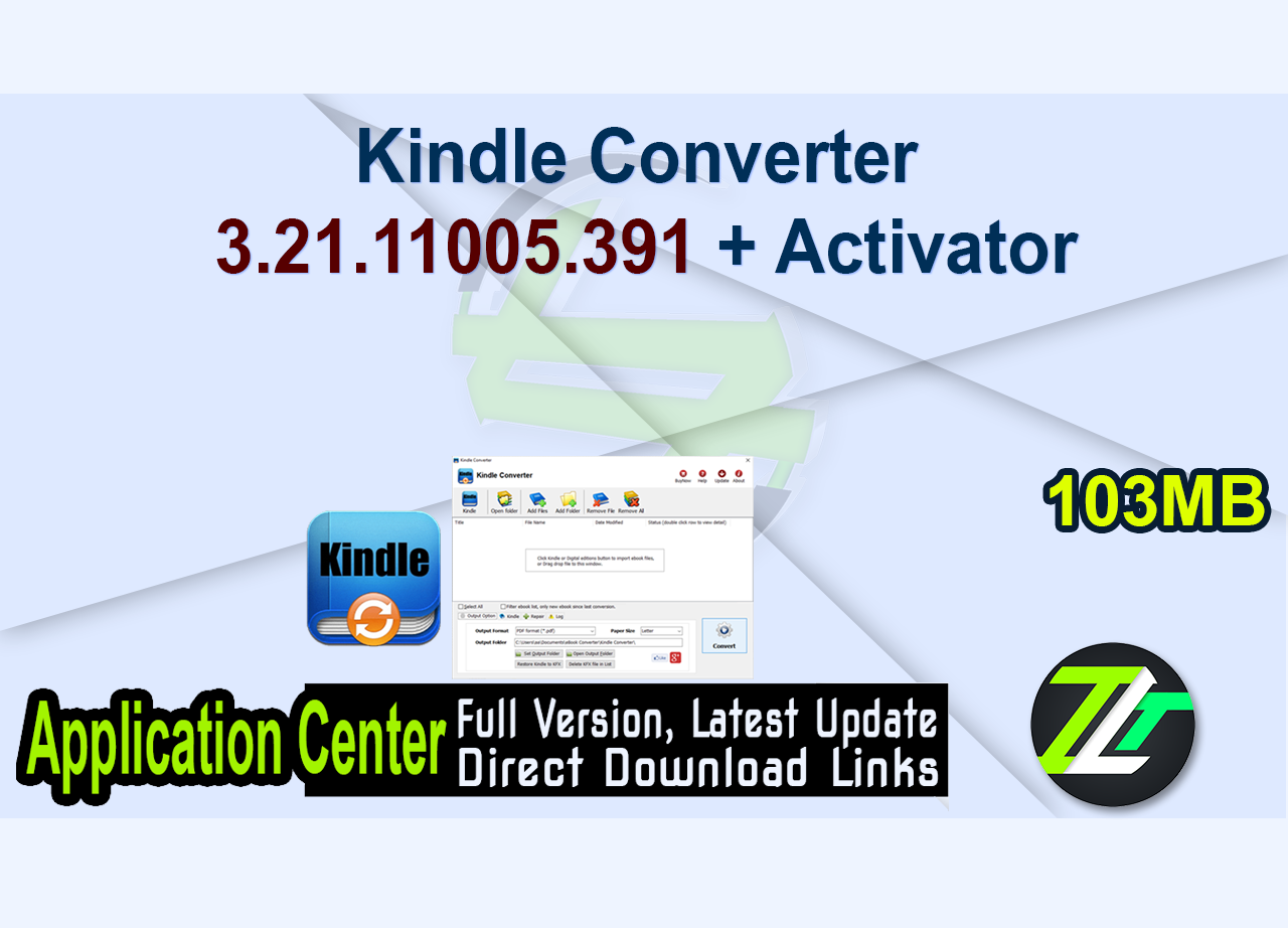 Kindle Converter 3.21.11005.391 + Activator