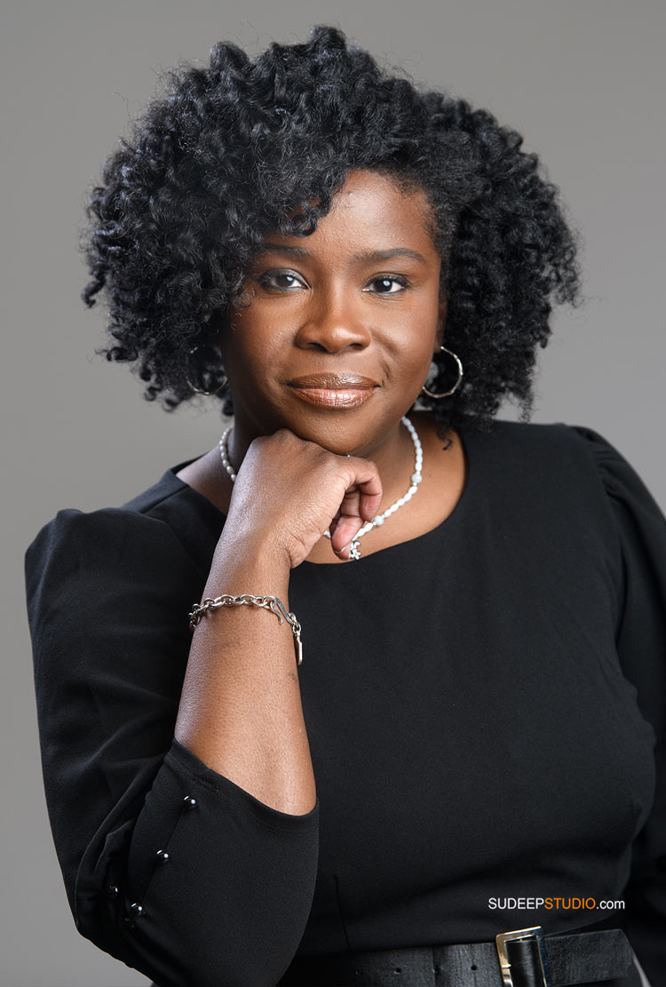Black Business Women Headshots by SudeepStudio.com Ann Arbor Executive Portrait Photographer