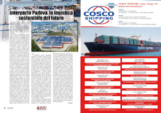 DICEMBRE 2021 PAG. 58 - Interporto Padova, la logistica sostenibile del futuro