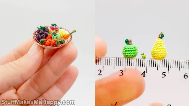 The Tiny Micro-Crochet Creations of Lucia Dolgopolova