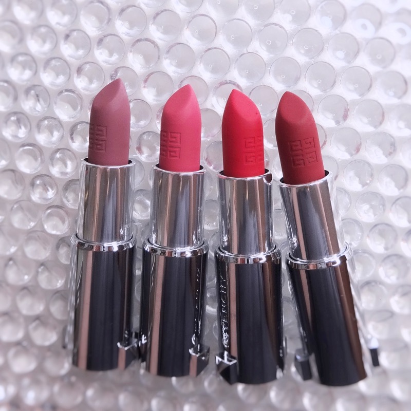 Givenchy Le Rouge Sheer Velvet Lipstick review swatches