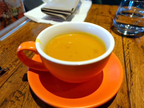 Restaurant Etna, modern fusion Italian restaurant Electric Road Tin Hau HK - Pumpkin soup