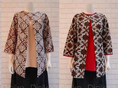 Model baju batik kerja wanita