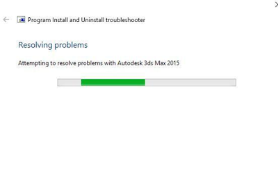 Program Install and Remove Troubleshooter Fixing Issues