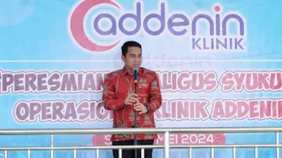 Wakil Walikota Solok Resmikan Klinik Addenin