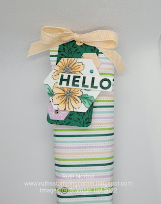stampin up, friendly hello