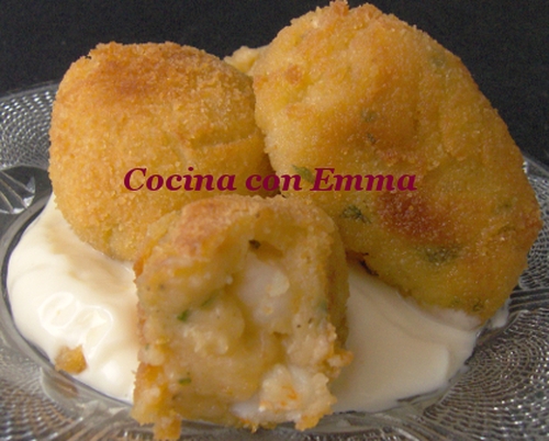 Croquetas de langostinos