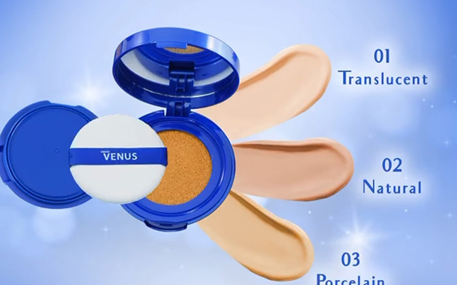 Review Venus Flawless Matte Cushion Foundation 