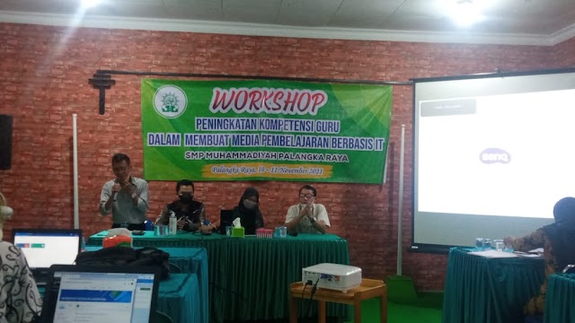 Dosen Prodi PAI Jadi Narasumber Dalam Workshop Guru SMP Muhammadiyah Palangka Raya