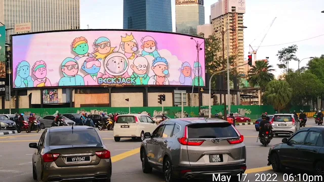 NFT Project Ad Malaysia KL City Center Digital Billboard Advertising Malaysia LED Billboard Advertising