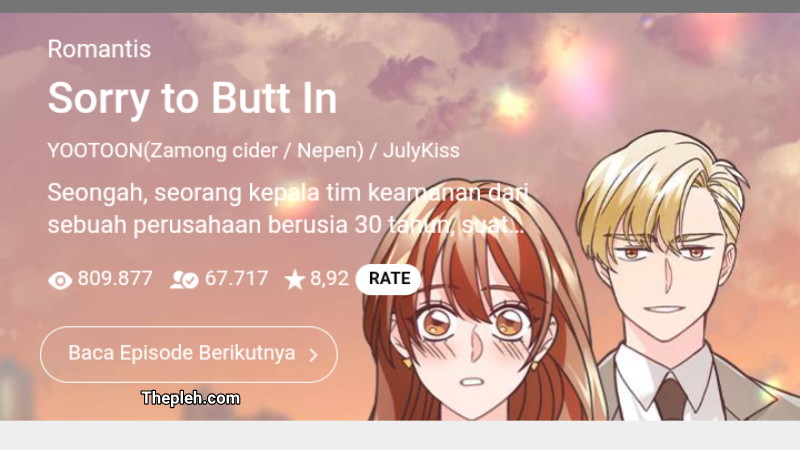 Sorry to Butt In Webtoon Naver