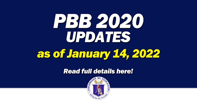 PBB 2020 updates as of January 14, 2022