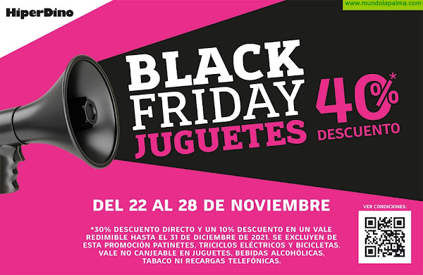 Arranca el Black Friday en HiperDino con descuentos de hasta el 40 por ciento en juguetes y productos de Navidad