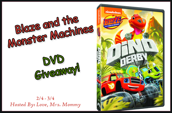 Blaze and the Monster Machines, Blaze DVD, Dino Derby DVD
