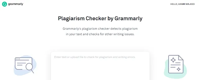 Grammarly Plagiarism Checker