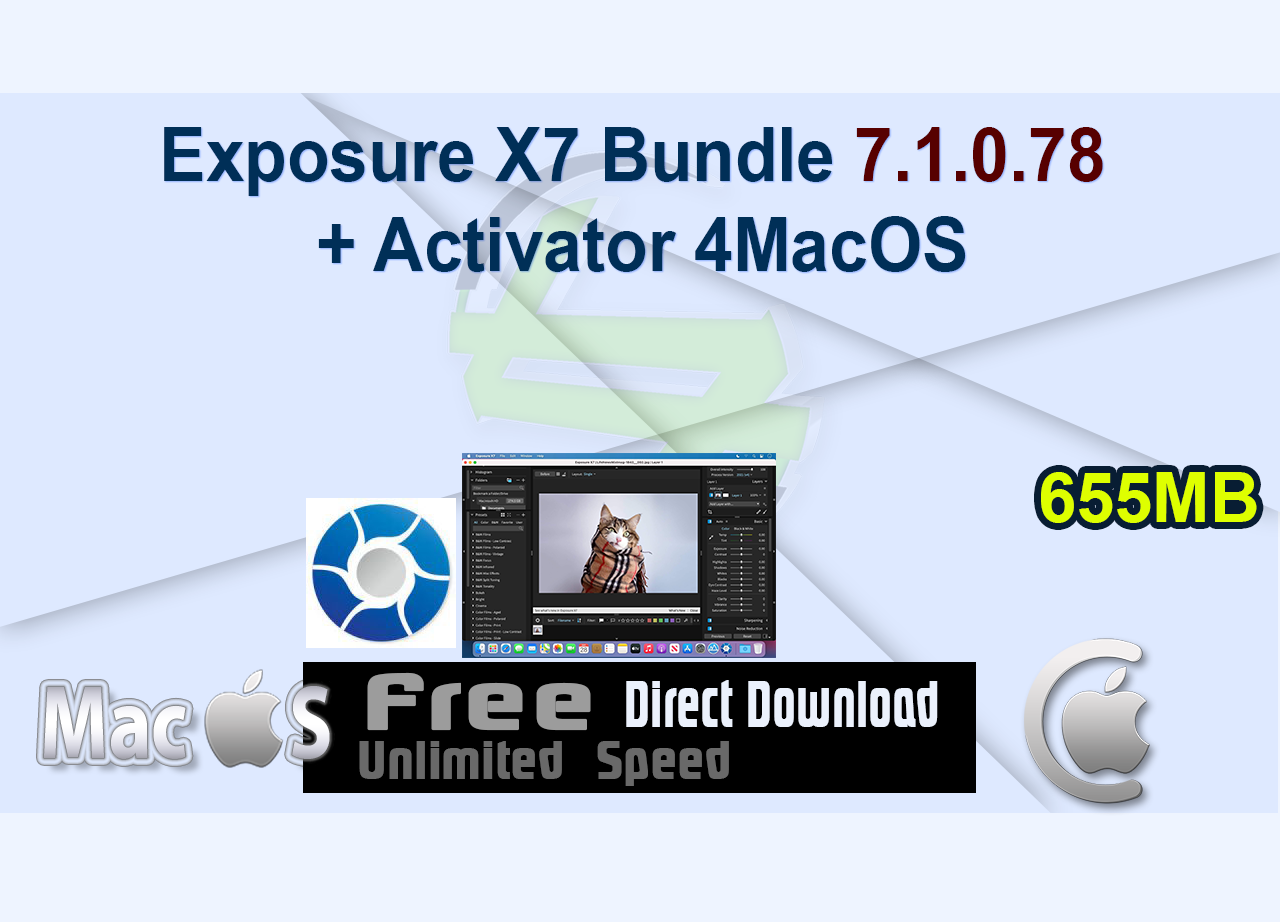 Exposure X7 Bundle 7.1.0.78 + Activator 4MacOS