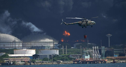 Κούβα : Δεκάδες τραυματίες από πυρκαγιά που προκάλεσε κεραυνός σε δεξαμενή πετρελαίου 