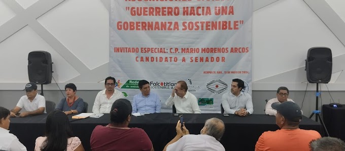 Mario Moreno firma compromiso con asociaciones civiles hacia una gobernanza sostenible en Guerrero