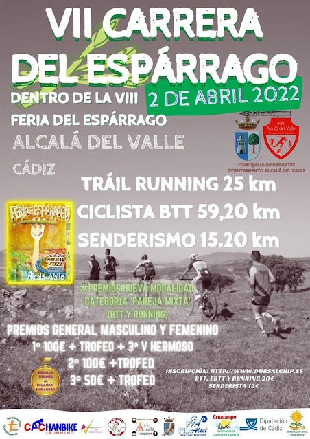 VII Edición carrera del Espárrago 2022. Alcalá del Valle