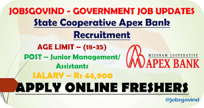 State Cooperative Apex Bank Recruitment 2022