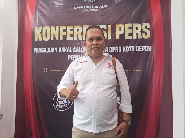 David Perindo  " KESATRIA DEPOK '" Siap Rebut Dapil  Cilodong Dan Tapos