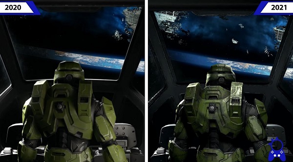 بالفيديو مقارنة لرسومات لعبة Halo Infinite تكشف حجم التحسينات بين ديمو عام 2020 و نسخة 2021 النهائية !