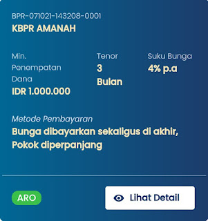 penawaran deposito di BPR Amanah